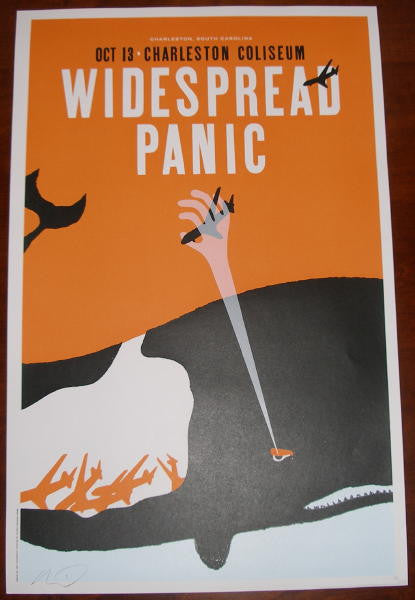 2006 Widespread Panic - Charleston Silkscreen Concert Poster by Jeff Kleinsmith