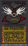 2001 X w/ Supersuckers Silkscreen Concert Poster by Gary Houston