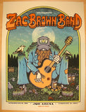 2013 Zac Brown Band - Springfield Concert Poster by Matt Leunig