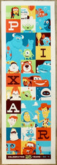 2011 "25 Years of Pixar" - Silkscreen Movie Poster by Dave Perillo