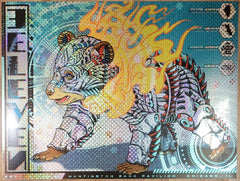 2018 311 - Chicago Foil Variant Silkscreen Concert Poster by Bioworkz