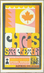 2022 Chris Stapleton - Ottawa Letterpress Concert Poster by Brad Vetter