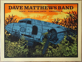 2022 Dave Matthews Band - Noblesville I Silkscreen Concert Poster by Methane