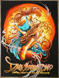 2022 Dave Matthews Band - SPAC II Silkscreen Concert Poster by Miles Tsang