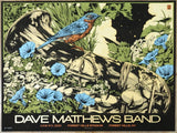 2023 Dave Matthews Band - Forest Hills Silkscreen Concert Poster by Ken Taylor