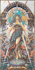 2023 Dave Matthews Band - Gorge II Opal Variant Concert Poster by Luke Martin