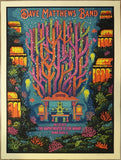 2023 Dave Matthews Band - Orange Beach Silkscreen Concert Poster by Methane