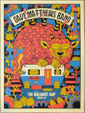 2023 Dave Matthews Band - Rogers Silkscreen Concert Poster by Methane