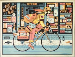 2023 Dave Matthews Band - Summer Tour Silkscreen Concert Poster by Methane