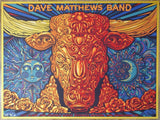 2023 Dave Matthews Band - Woodlands Silkscreen Concert Poster by Todd Slater