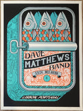 2024 Dave Matthews Band - Lisbon Silkscreen Concert Poster by Methane