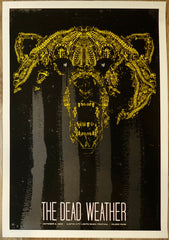 2009 The Dead Weather - Austin Silkscreen Concert Poster by Todd Slater