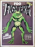 2021 Foo Fighters - Cincinnati Silkscreen Concert Poster by Brian Methe