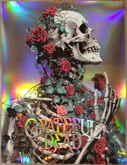 2024 Grateful Dead - Rainbow Foil Art Print Poster by Anthony Petrie