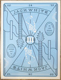 2018 Jack White - Las Vegas II Silkscreen Concert Poster by Matthew Jacobson