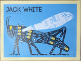 2018 Jack White - Riga Silkscreen Concert Poster by Methane