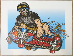 2009 Pearl Jam - Melbourne Silkscreen Concert Poster by Ames