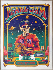 2024 Pearl Jam - Boston Silkscreen Concert Poster by Helen Kennedy AP