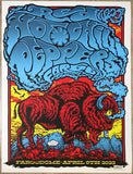 2023 Red Hot Chili Peppers - Fargo Silkscreen Concert Poster by Ames Design