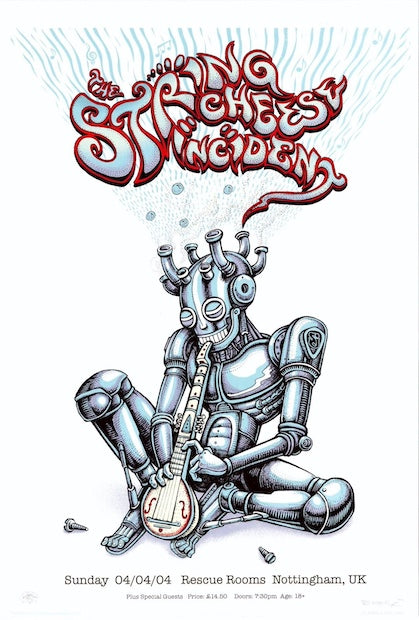 2004 String Cheese Incident - Nottingham Silkscreen Concert Poster by Emek