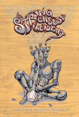 2004 String Cheese Incident - Notthingham Wood Variant Concert Poster by Emek