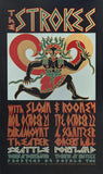 2002 The Strokes - Portland/Seattle Silkscreen Concert Poster by Gary Houston