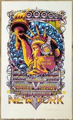 2014 Umphrey's McGee - Port Chester Linocut Concert Poster by AJ Masthay