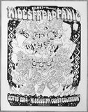 2014 Widespread Panic - Biloxi B/W Variant Concert Poster by Guy Burwell