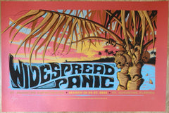 2022 Widespread Panic - St. Augustine Red Variant Concert Poster by Jason Clements