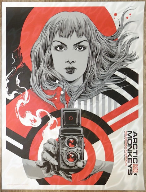 2023 Arctic Monkeys - Melbourne II Silk Foil Variant Concert Poster by Ken Taylor