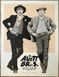 2024 The Avett Brothers - Taos Silkscreen Concert Poster by Charles Crisler
