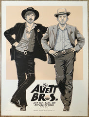 2024 The Avett Brothers - Taos Silkscreen Concert Poster by Charles Crisler