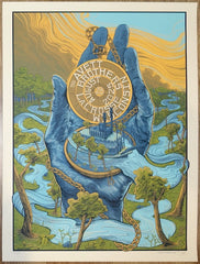2025 The Avett Brothers - La Crosse Silkscreen Concert Poster by The Graphite Club