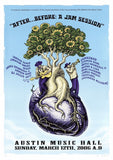 2006 Erykah Badu & DJ Jazzy Jeff - Austin Silkscreen Concert Poster by Emek