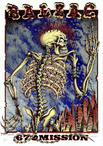 1999 Balzac - Silkscreen Poster by Emek