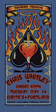 2001 Chris Whitley - Portland Silkscreen Concert Poster by Gary Houston