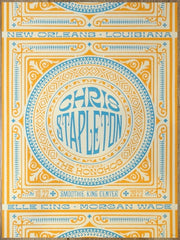 2022 Chris Stapleton - New Orleans Silkscreen Concert Poster by Jose Garcia