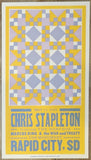 2024 Chris Stapleton - Rapid City Letterpress Concert Poster by Camp Nevernice