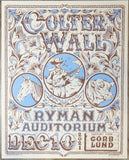 2021 Colter Wall - Nashville Silkscreen Concert Poster by Taylor Rushing