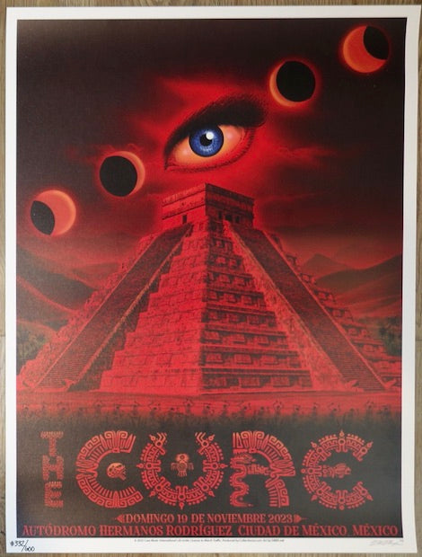 2023 The Cure - Mexico City Giclee Concert Poster by Emek