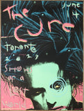 2023 The Cure - Toronto Silkscreen Concert Poster by Matt Ryan Tobin