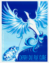 2009 Death Cab For Cutie - Tulsa Silkscreen Concert Poster by Todd Slater