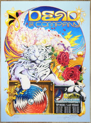 2025 Dead & Company - Las Vegas Giclee Concert Poster by AJ Masthay
