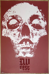 2014 Converge - Deathwish Fest Cambridge Red Concert Poster by Jacob Bannon