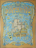 2023 Dirty Heads - Chicago Silkscreen Concert Poster by Andrew Sax