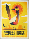 2023 Dirty Heads & Sublime w/ Rome - Mesa Silkscreen Concert Poster by Add Noise