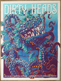 2024 Dirty Heads - Wantagh Silkscreen Concert Poster by Bioworkz