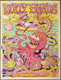 2026 Dirty Heads - Shakopee Silkscreen Concert Poster by Burrito Breath