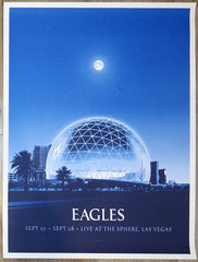 2024 The Eagles - Las Vegas Silkscreen Concert Poster by Simon Marchner