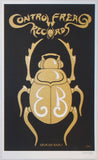 2007 Erykah Badu - Black CFR Scarab Beetle Silkscreen Handbill by Emek